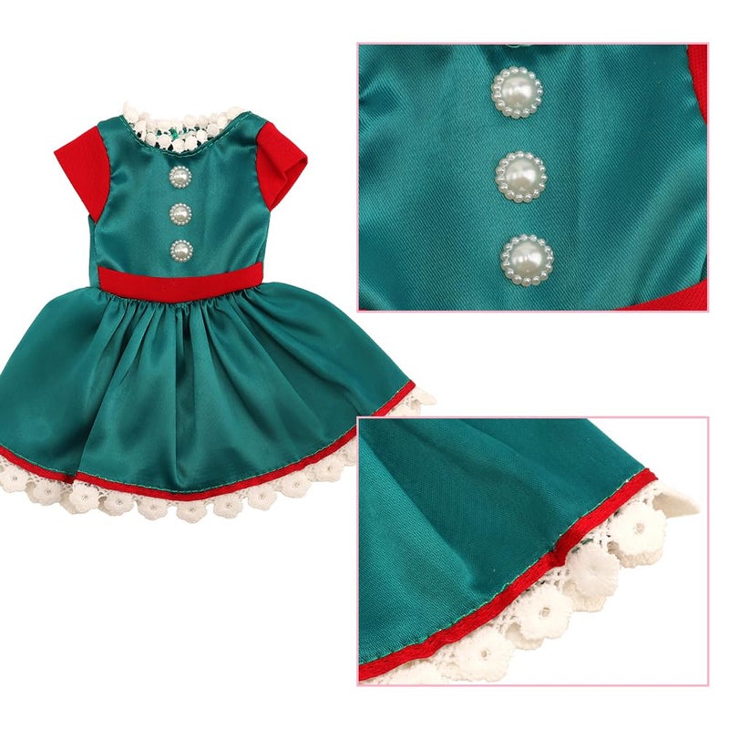 BM 10 Sets American 14.5 Inch Doll Clothes Outfits Dolls Handmade Casual Wear Clothes and Other 14 -14.5 Inch Dolll - Image 2